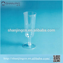 Vidro de vinho plástico descartável unbreakable original Eco-amigável de 6.5oz / 190ml 16g